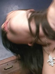 Yuu Haruka Asian is teased with vibrator on clit while is fucked