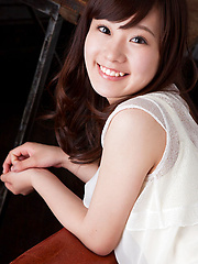 Kana Yuuki Asian shows you how how great she looks in white